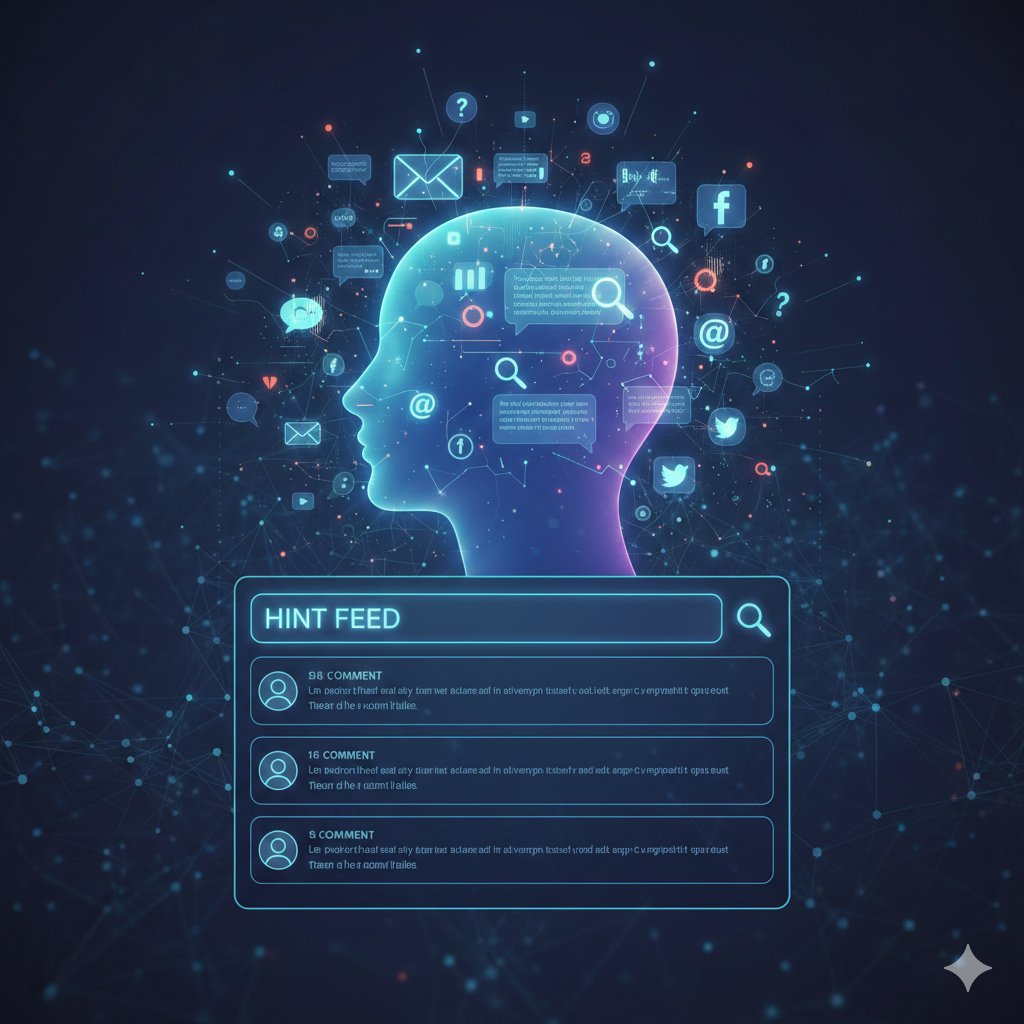 독자들의 질문과 댓글에서 새로운 포스팅 주제를 찾는 과정을 표현한 그래픽