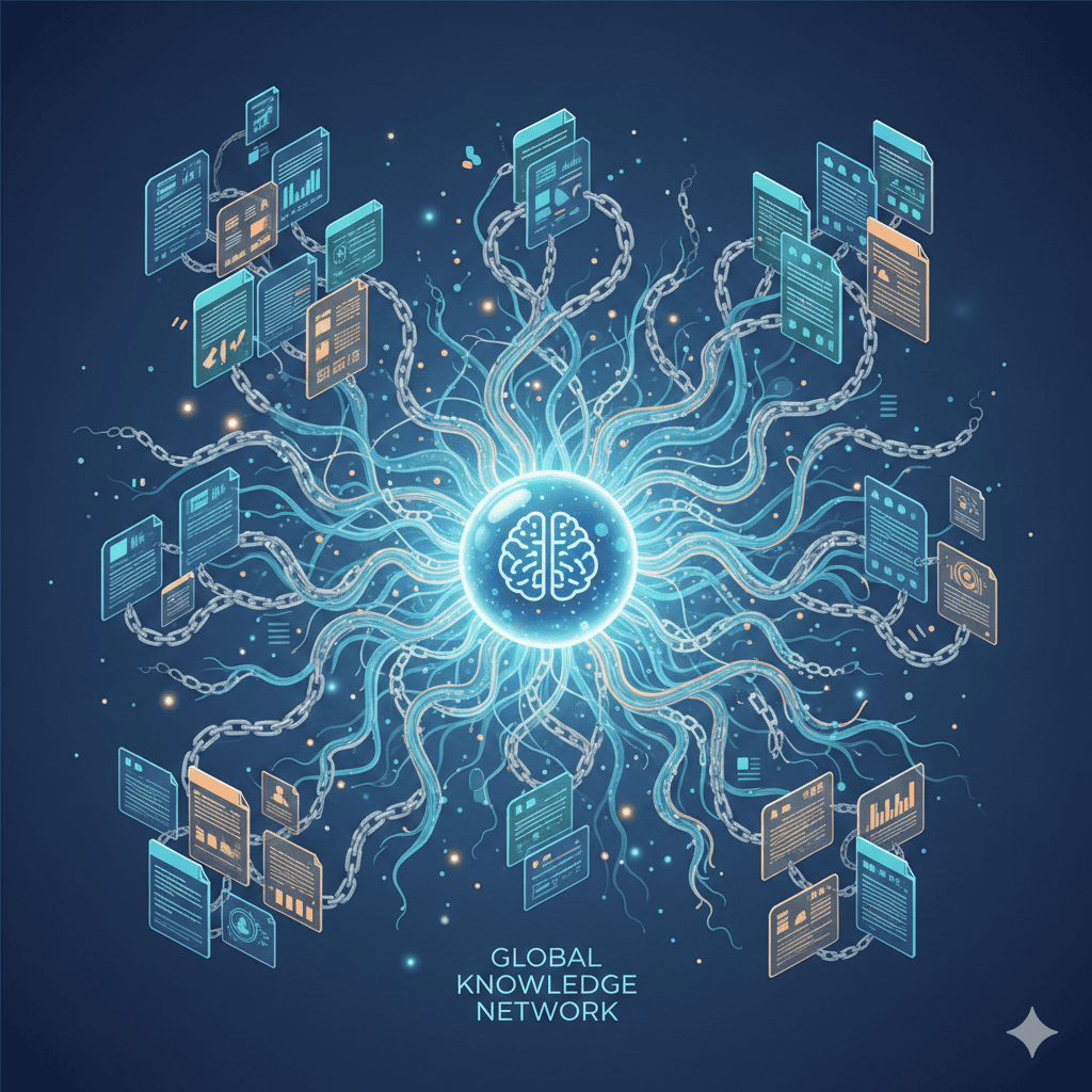 블로그 내부 링크와 외부 링크가 연결된 최적화된 사이트 구조