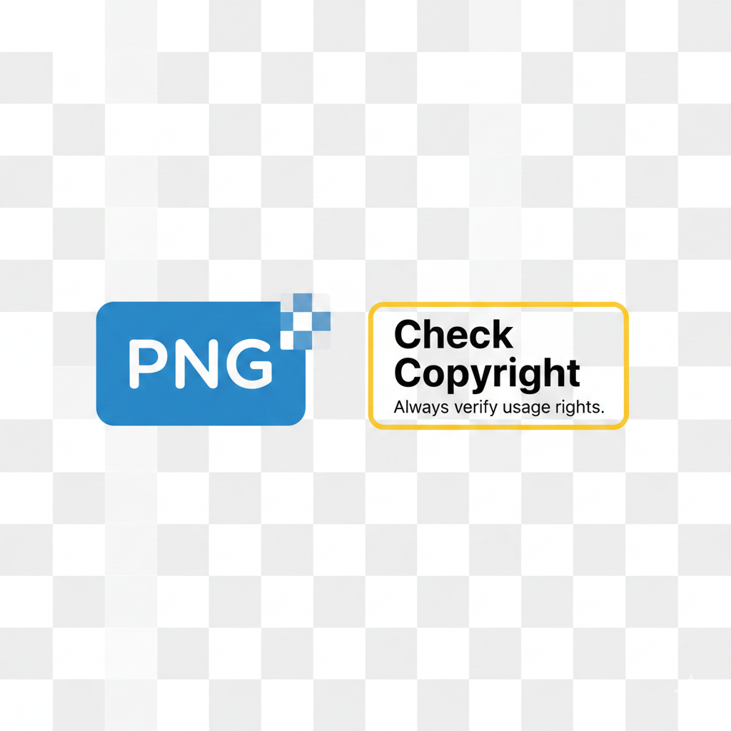 누끼 따기 작업 후 PNG 파일 저장의 중요성과 이미지 저작권 주의사항 안내