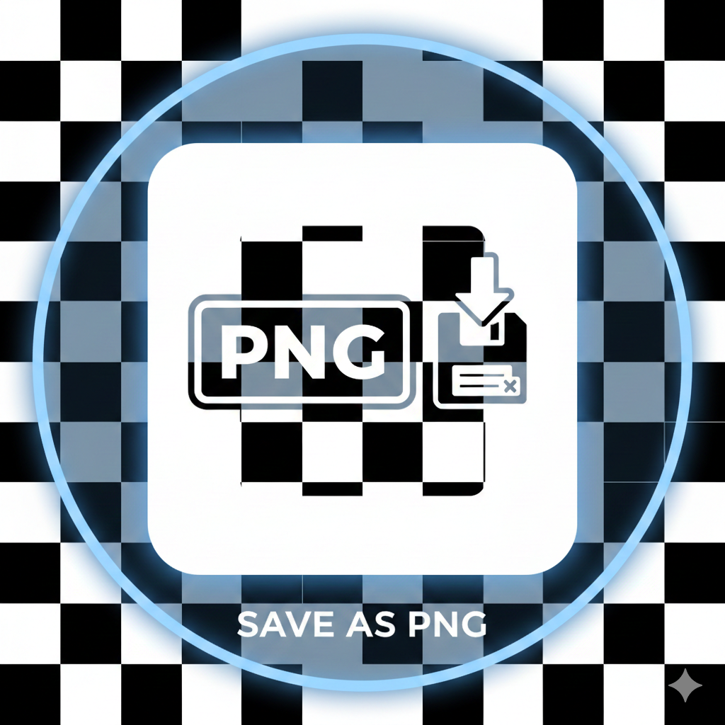 배경 제거 후 투명도를 유지하기 위해 PNG 파일 형식으로 저장하는 방법 안내