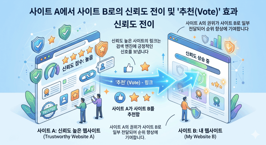 웹사이트 신뢰도를 높여주는 고품질 백링크 연결 구조